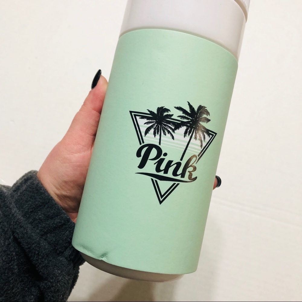 NWT PINK Victoria’s Secret Retro Water Bottle - Picture 3 of 5